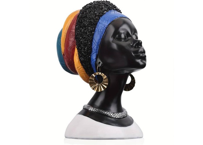 Διακοσμητικό African Lady, Υ23,5x16,5x20εκ. Διακοσμητικό African Lady, Υ23,5x16,5x20εκ.