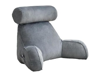 Μαξιλάρι στήριξης γκρι Υ50x75x40εκ.