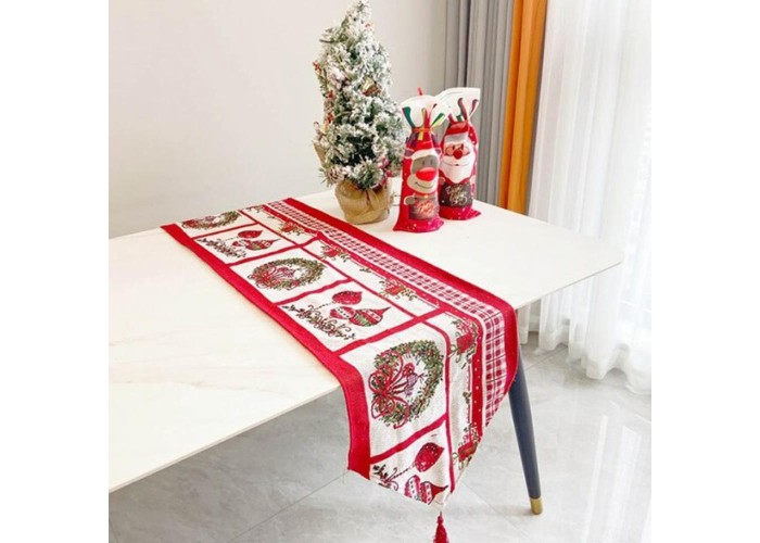 Τραπεζομάντηλο χριστουγεννιάτικο 180x35εκ. Σχέδιο 1