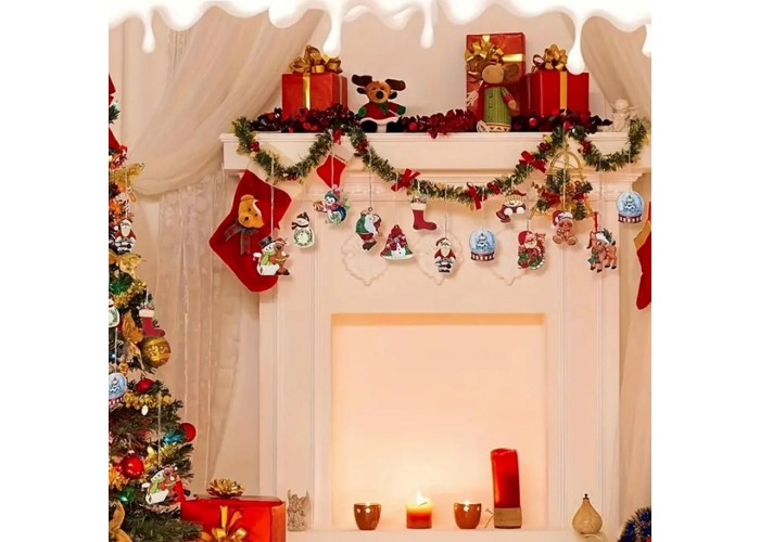 Χριστουγεννιάτικα στολίδια δέντρου Gingerbread 1 σετ 12 τεμαχίων 6,5x5εκ. Χριστουγεννιάτικα στολίδια δέντρου Gingerbread 1 σετ 12 τεμαχίων 6,5x5εκ.
