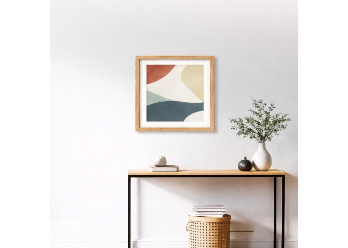 Κορνίζα τοίχου ξύλινη με ακρυλικό τζάμι 40x40εκ. Κορνίζα τοίχου ξύλινη με ακρυλικό τζάμι 40x40εκ.