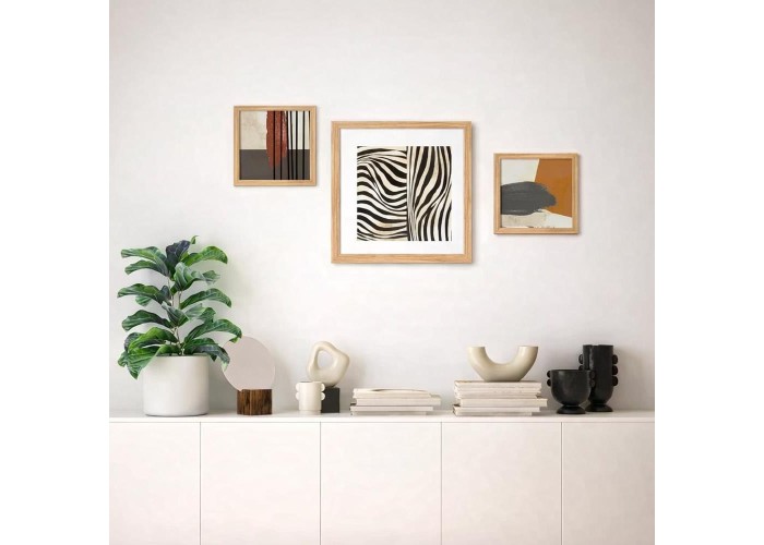 Κορνίζα τοίχου ξύλινη με ακρυλικό τζάμι 40x40εκ. Κορνίζα τοίχου ξύλινη με ακρυλικό τζάμι 40x40εκ.