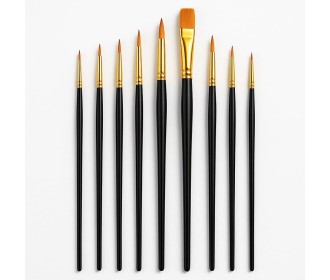 Πινέλα ζωγραφικής κοντή λαβή σετ 7 τεμαχίων Πινέλα ζωγραφικής κοντή λαβή σετ 7 τεμαχίων
