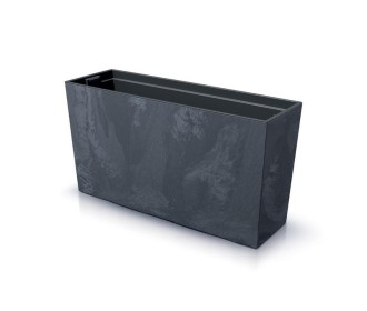 Ζαρντινιέρα ανθρακί beton effect Y40,6x77x23,5εκ.