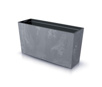 Ζαρντινιέρα γκρι beton effect Y40,6x77x23,5εκ.