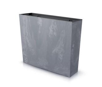 Ζαρντινιέρα γκρι beton effect Y49,8x58x18εκ.