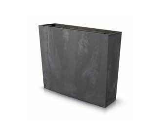 Ζαρντινιέρα ανθρακί beton effect Y49,8x58x18εκ. Ζαρντινιέρα ανθρακί beton effect Y49,8x58x18εκ.
