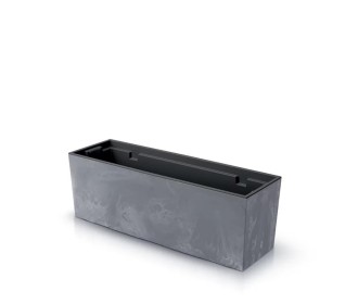 Ζαρντινιέρα γκρι beton effect Y19,5x58x18εκ. Ζαρντινιέρα γκρι beton effect Y19,5x58x18εκ.