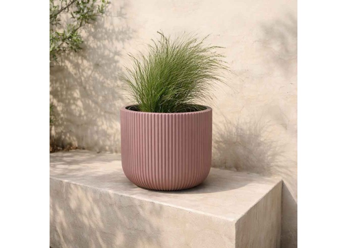 Γλάστρα - κασπώ Milly καφέ Y19,7xΦ23,9εκ.