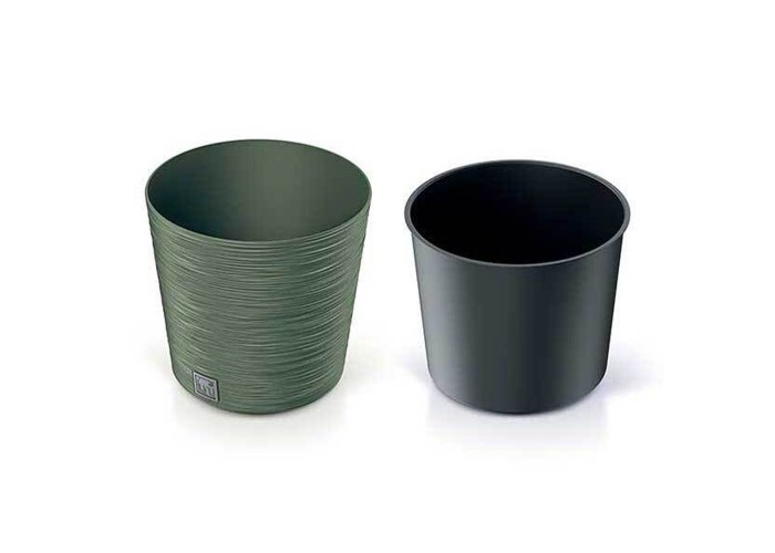 Γλάστρα - κασπώ Furu πράσινο Y24,7xΦ25εκ. Γλάστρα - κασπώ Furu πράσινο Y24,7xΦ25εκ.