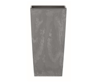 Γλάστρα - κασπώ Urbi beton effect γκρι Y75x40x40εκ. Μεγάλη