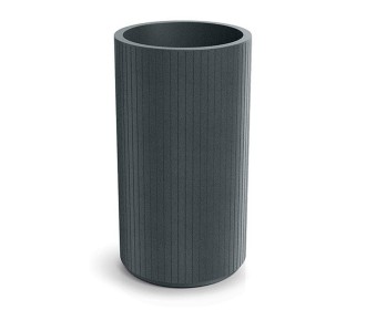 Γλάστρα - κασπώ Coro γραφίτης Y70xΦ40εκ.