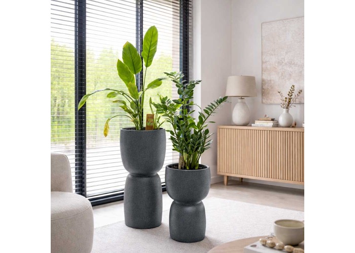 Γλάστρα - κασπώ Duala Slim γκρι Y70xΦ40εκ. Γλάστρα - κασπώ Duala Slim γκρι Y70xΦ40εκ.