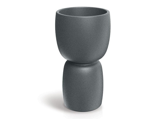 Γλάστρα - κασπώ Duala Slim γκρι Y70xΦ40εκ. Γλάστρα - κασπώ Duala Slim γκρι Y70xΦ40εκ.