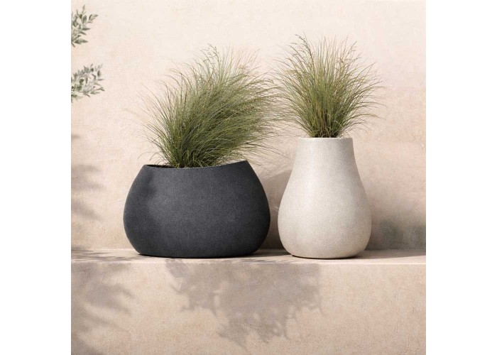 Γλάστρα - κασπώ Evolia μπεζ Y50x40x40εκ. Γλάστρα - κασπώ Evolia μπεζ Y50x40x40εκ.