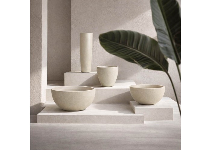 Γλάστρα - κασπώ Molio μπεζ Y34x80x78εκ. μεγάλη Γλάστρα - κασπώ Molio μπεζ Y34x80x78εκ. μεγάλη