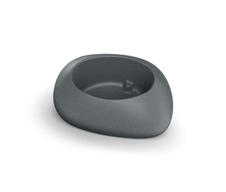 Γλάστρα - κασπώ Yeke γκριΥ24x50x40εκ. μικρή