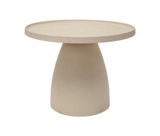 Τραπεζάκι μεταλλικό ματ Nextdeco μπεζ Y41xØ51εκ. Τραπεζάκι μεταλλικό ματ Nextdeco μπεζ Y41xØ51εκ.