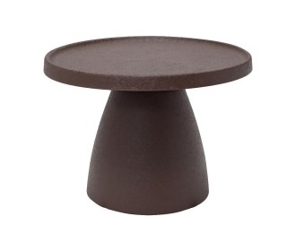 Τραπεζάκι μεταλλικό ματ Nextdeco καφέ Y36xØ46εκ. Τραπεζάκι μεταλλικό ματ Nextdeco καφέ Y36xØ46εκ.