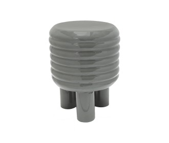 Σκαμπό μεταλλικό γυαλιστερό Nextdeco γκρι Y31x26x26εκ. Σκαμπό μεταλλικό γυαλιστερό Nextdeco γκρι Y31x26x26εκ.