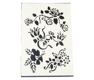 Στένσιλ απο πολυπροπυλένιο τριαντάφυλλακι Στένσιλ απο πολυπροπυλένιο τριαντάφυλλακι