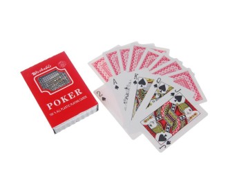 Τράπουλα πλαστική σε θήκη 9,2x6,5εκ.