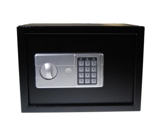 Χρηματοκιβώτιο με συνδυασμό - κλειδί μαύρο Υ16,8x22,8x17εκ. Χρηματοκιβώτιο με συνδυασμό - κλειδί μαύρο Υ16,8x22,8x17εκ.