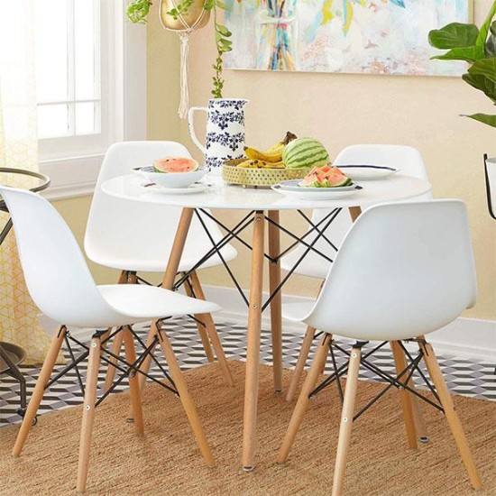 Τραπέζι στρόγγυλο Nextdeco Oslo ξύλινο Υ72x60εκ. Τραπέζι στρόγγυλο Nextdeco Oslo ξύλινο Υ72x60εκ.
