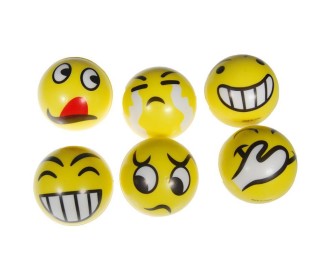 Μπαλίτσα antistress κίτρινες φατσούλες