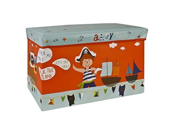 Κουτί αποθήκευσης υφασμάτινο πειρατές Υ35x60x30εκ. Κουτί αποθήκευσης υφασμάτινο πειρατές Υ35x60x30εκ.