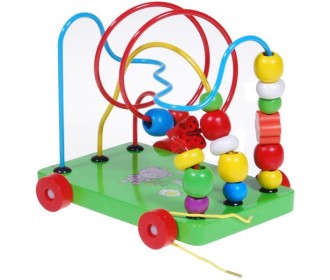 Παιχνίδι δεξιοτεχνίας αυτοκίνητο ξύλινο 17.5x15.5x14εκ.