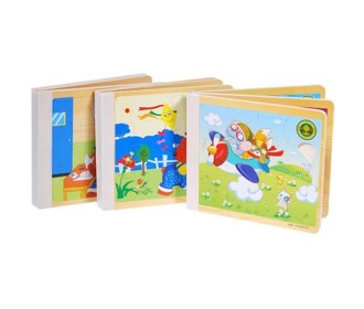 Παζλ βιβλίο κοκτέηλ διάφορα σχέδια 14,5x12,5x1,7εκ.