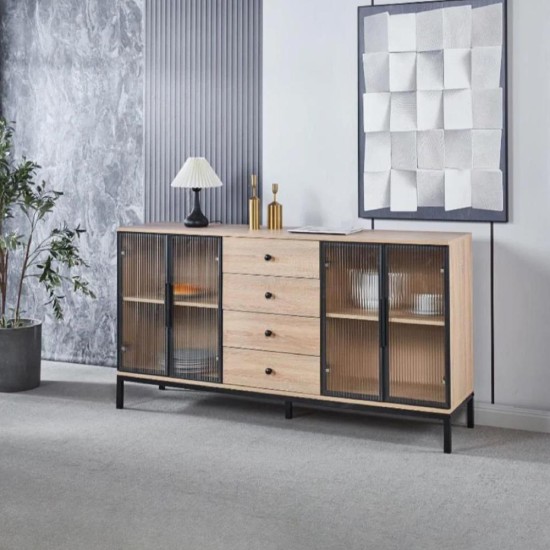Έπιπλο τηλεόρασης μπουφές Nextdeco ξύλινο Υ85x40x160 εκ. Έπιπλο τηλεόρασης μπουφές Nextdeco ξύλινο Υ85x40x160 εκ.