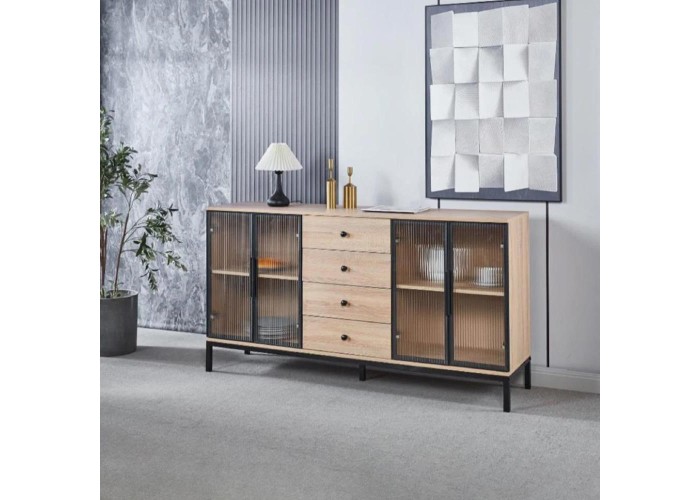 Έπιπλο τηλεόρασης μπουφές Nextdeco ξύλινο Υ85x40x160 εκ. Έπιπλο τηλεόρασης μπουφές Nextdeco ξύλινο Υ85x40x160 εκ.
