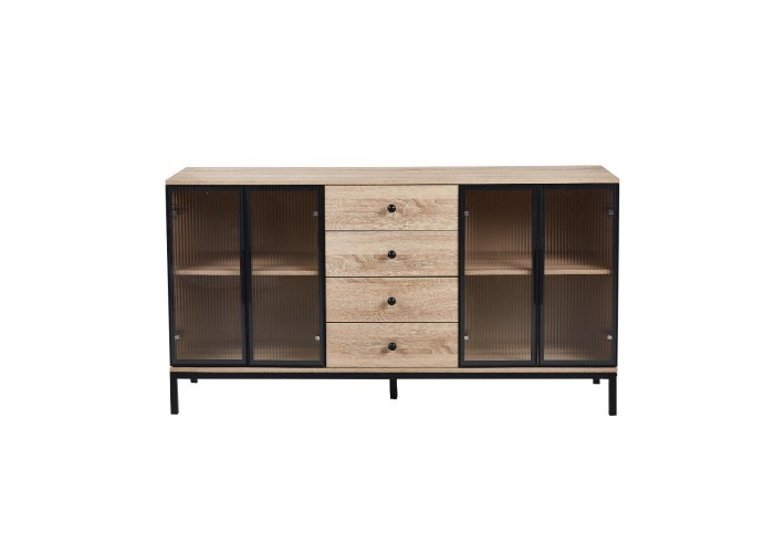 Έπιπλο τηλεόρασης μπουφές Nextdeco ξύλινο Υ85x40x160 εκ.