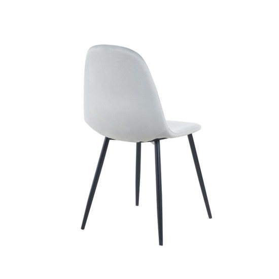 Καρέκλα μεταλλική Nextdeco Iris γκρι Υ84,5x43x40 εκ Καρέκλα μεταλλική Nextdeco Iris γκρι Υ84,5x43x40 εκ