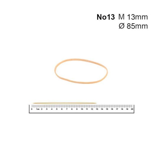 Λάστιχα Νο 13 85 Øx1.4x5χιλ. (100gr) Λάστιχα Νο 13 85 Øx1.4x5χιλ. (100gr)