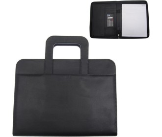 Portfolio-τσάντα με φερμουάρ pvc μαύρο 25,5x32,5x2εκ. Portfolio-τσάντα με φερμουάρ pvc μαύρο 25,5x32,5x2εκ.
