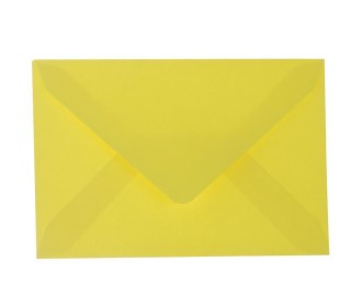Φάκελοι αλληλογραφίας κίτρινοι πακέτο 20 τεμ. 7,5x11εκ.