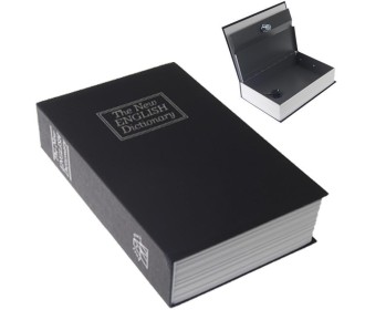 Χρηματοκιβώτιο-λεξικό μαύρο Y24x15.5x5.5εκ. Χρηματοκιβώτιο-λεξικό μαύρο Y24x15.5x5.5εκ.