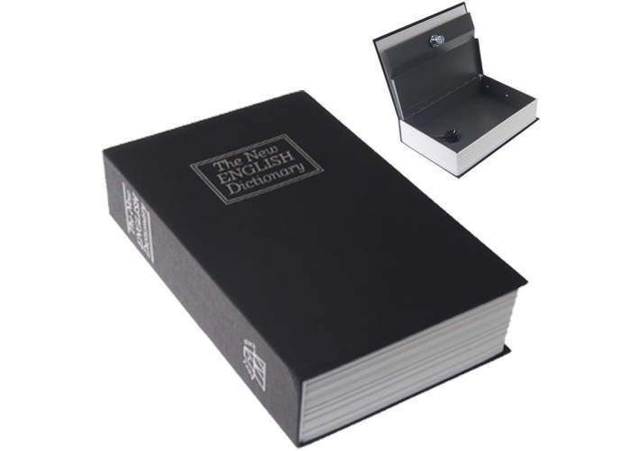 Χρηματοκιβώτιο-λεξικό μαύρο Y24x15.5x5.5εκ. Χρηματοκιβώτιο-λεξικό μαύρο Y24x15.5x5.5εκ.