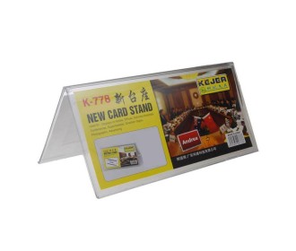 Σταντ ακρυλικό τύπου Λ Υ8x20εκ.