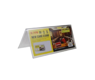 Σταντ ακρυλικό τύπου Λ Υ4,5x7,5εκ.