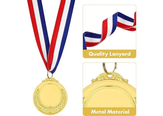 Μετάλλιο επιχρυσωμένο Ø5εκ. Μετάλλιο επιχρυσωμένο Ø5εκ.