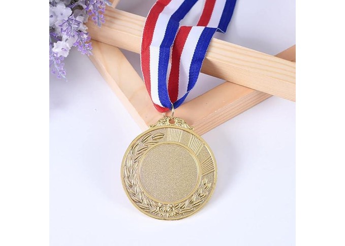 Μετάλλιο επιχρυσωμένο Ø5εκ. Μετάλλιο επιχρυσωμένο Ø5εκ.