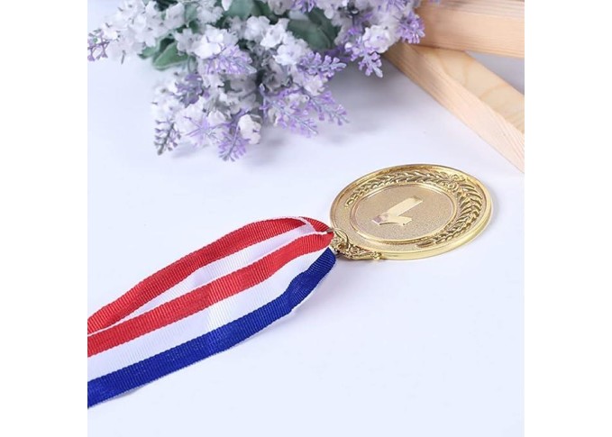 Μετάλλιο επιχρυσωμένο Ø5εκ. Μετάλλιο επιχρυσωμένο Ø5εκ.