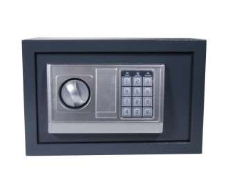 Χρηματοκιβώτιο με συνδυασμό και κλειδί γκρι Υ20x31x20εκ. βάθος Χρηματοκιβώτιο με συνδυασμό και κλειδί γκρι Υ20x31x20εκ. βάθος