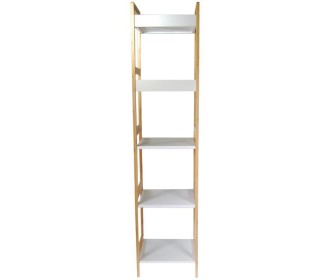 Ραφιέρα ξύλινη Nextdeco με 5 ράφια Υ127.5x29,5x29εκ. Ραφιέρα ξύλινη Nextdeco με 5 ράφια Υ127.5x29,5x29εκ.