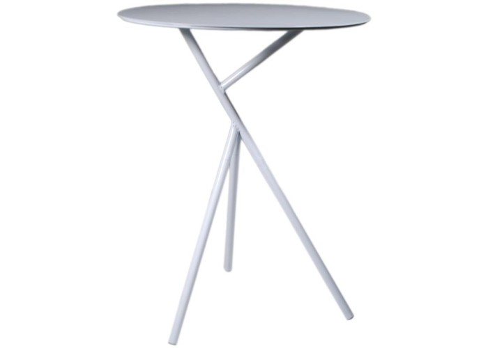 Τραπεζάκι μεταλλικό Nextdeco άσπρο Ø45εκ. Τραπεζάκι μεταλλικό Nextdeco άσπρο Ø45εκ.