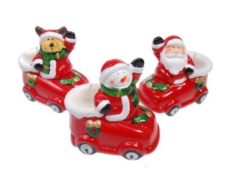 Χριστουγεννιάτικα κεραμικά κεράκια κοκτέηλ 3 σχέδια, Υ10,7x9,8εκ. Χριστουγεννιάτικα κεραμικά κεράκια κοκτέηλ 3 σχέδια, Υ10,7x9,8εκ.